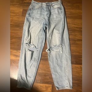 American Eagle straight mom jeans